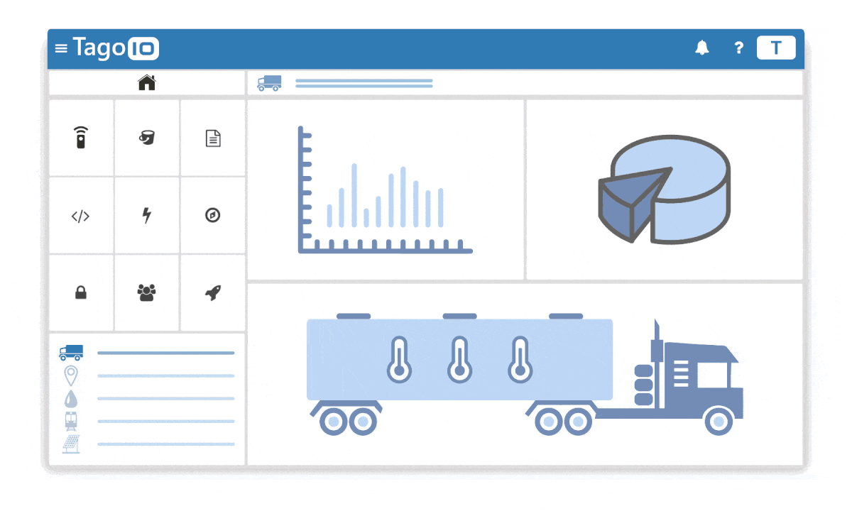 TagoIO custom domain illustration