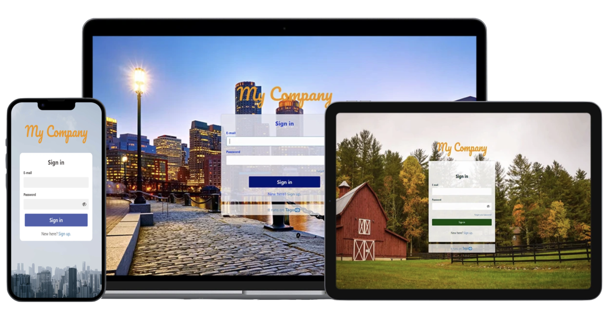 TagoRUN Mobile App Screenshot