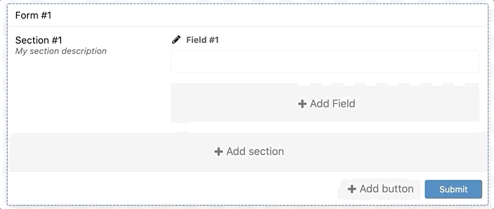 Input form editor screenshot