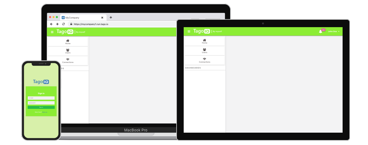 Platform customized with your brand